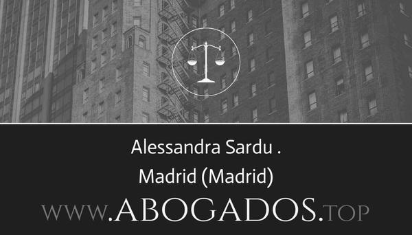 abogado Alessandra Sardu en Madrid