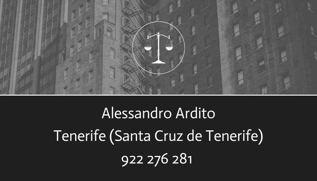abogado Alessandro Ardito en Santa Cruz de Tenerife