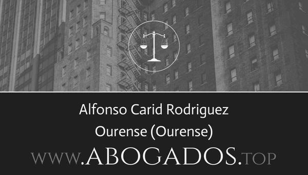 abogado Alfonso Carid Rodriguez en Ourense