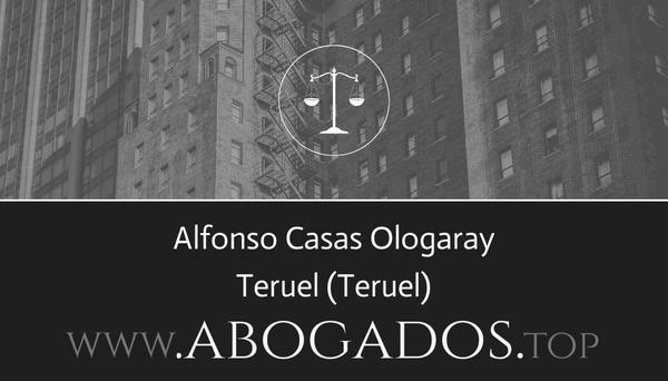 abogado Alfonso Casas Ologaray en Teruel