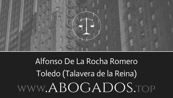 abogado Alfonso De La Rocha Romero en Talavera de la Reina