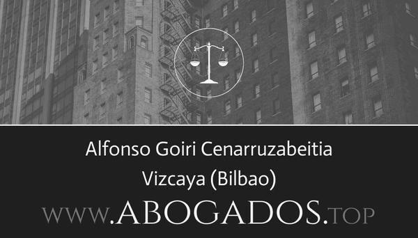 abogado Alfonso Goiri Cenarruzabeitia en Bilbao