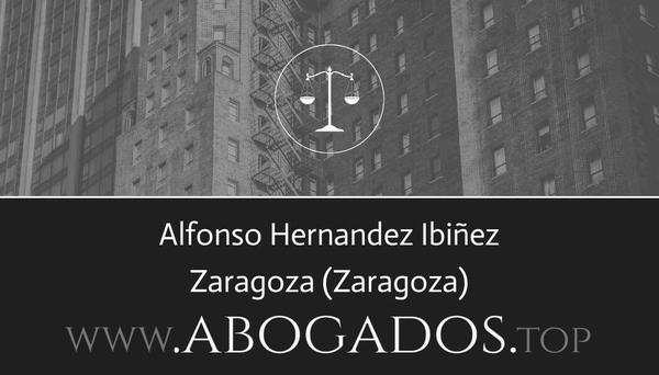 abogado Alfonso Hernandez Ibiñez en Zaragoza