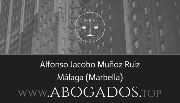 abogado Alfonso Jacobo Muñoz Ruiz en Marbella