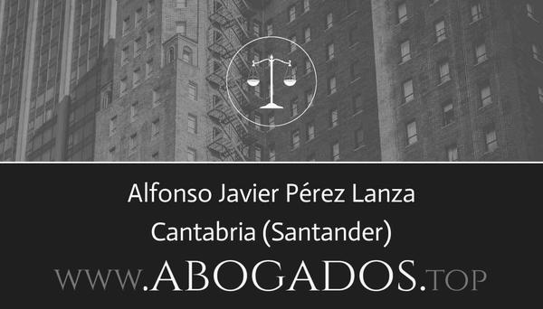 abogado Alfonso Javier Pérez Lanza en Santander