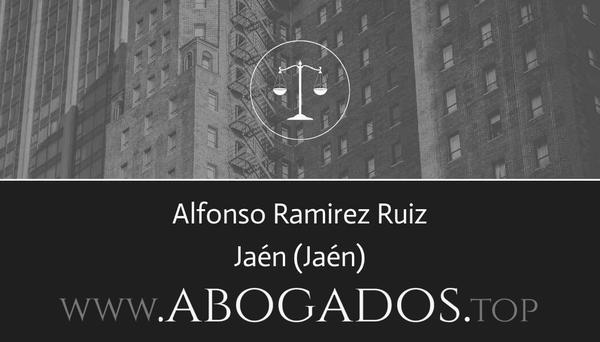 abogado Alfonso Ramirez Ruiz en Jaén