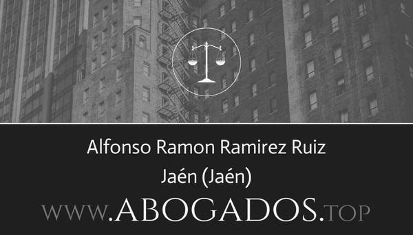 abogado Alfonso Ramon Ramirez Ruiz en Jaén