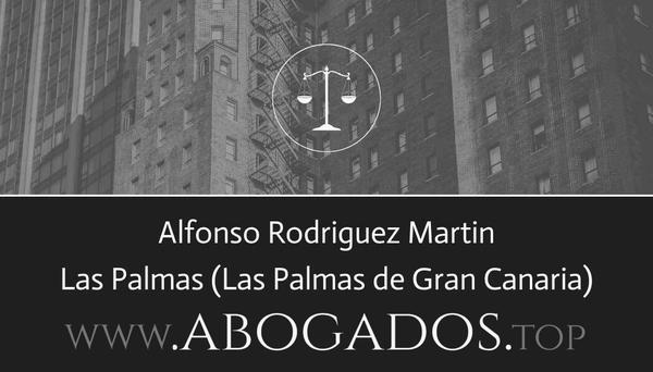 abogado Alfonso Rodriguez Martin en Las Palmas de Gran Canaria