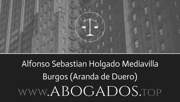 abogado Alfonso Sebastian Holgado Mediavilla en Aranda de Duero