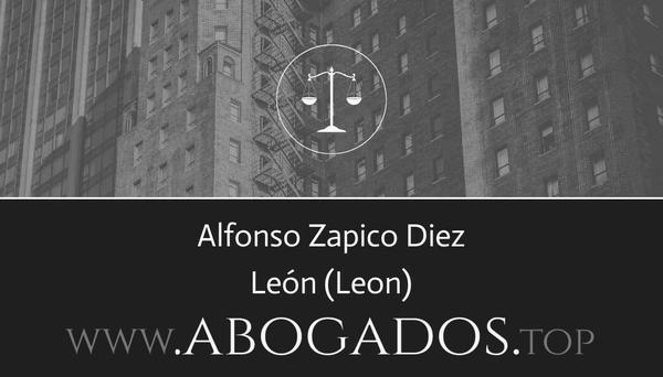 abogado Alfonso Zapico Diez en Leon