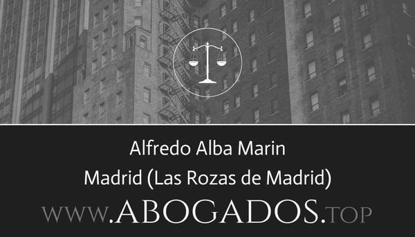 abogado Alfredo Alba Marin en Las Rozas de Madrid