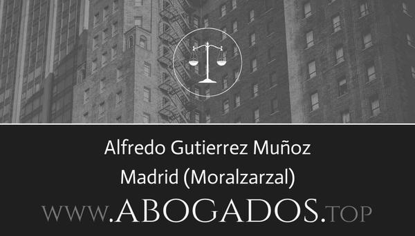 abogado Alfredo Gutierrez Muñoz en Moralzarzal