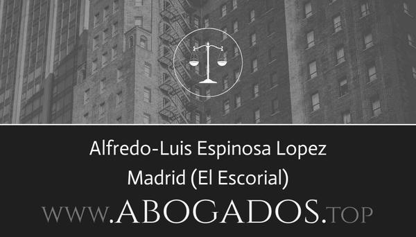 abogado Alfredo-Luis Espinosa Lopez en El Escorial