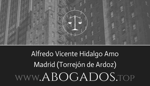 abogado Alfredo Vicente Hidalgo Amo en Torrejón de Ardoz