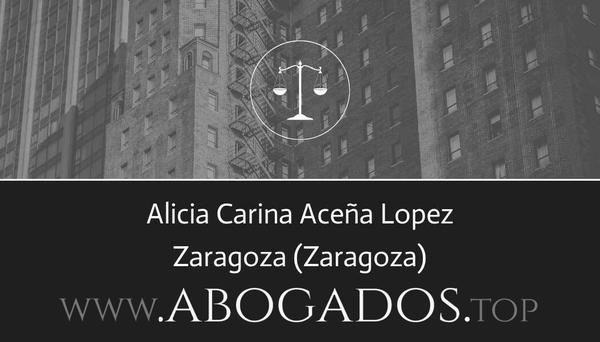 abogado Alicia Carina Aceña Lopez en Zaragoza