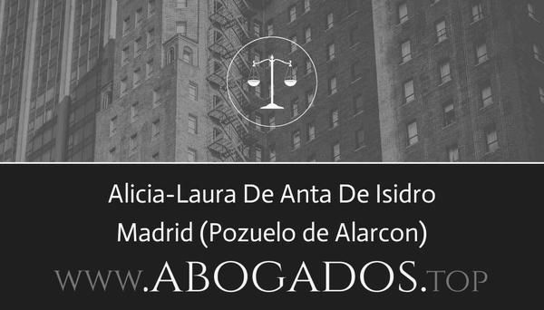 abogado Alicia-Laura De Anta De Isidro en Pozuelo de Alarcon