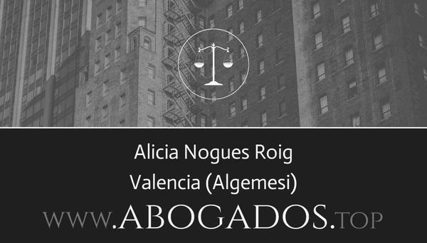abogado Alicia Nogues Roig en Algemesi