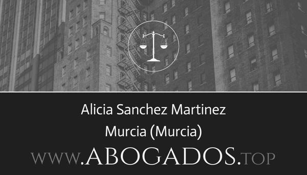 abogado Alicia Sanchez Martinez en Murcia