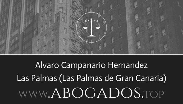 abogado Alvaro Campanario Hernandez en Las Palmas de Gran Canaria