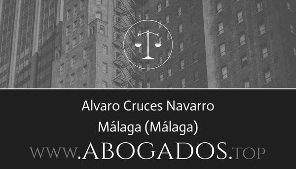 abogado Alvaro Cruces Navarro en Málaga