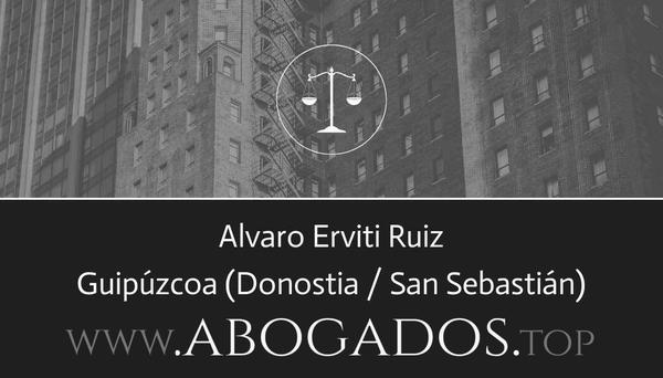 abogado Alvaro Erviti Ruiz en Donostia / San Sebastián