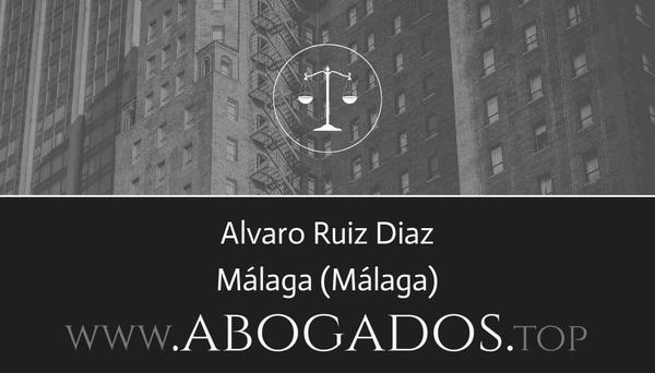 abogado Alvaro Ruiz Diaz en Málaga