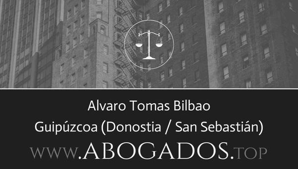 abogado Alvaro Tomas Bilbao en Donostia / San Sebastián