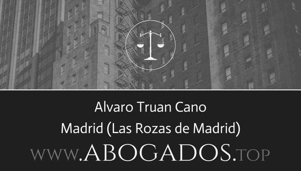 abogado Alvaro Truan Cano en Las Rozas de Madrid