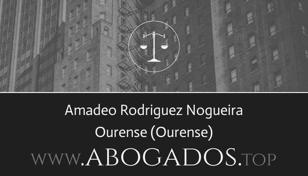 abogado Amadeo Rodriguez Nogueira en Ourense