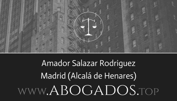 abogado Amador Salazar Rodriguez en Alcalá de Henares