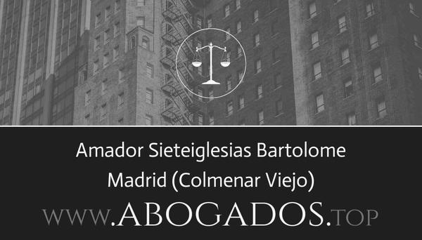 abogado Amador Sieteiglesias Bartolome en Colmenar Viejo