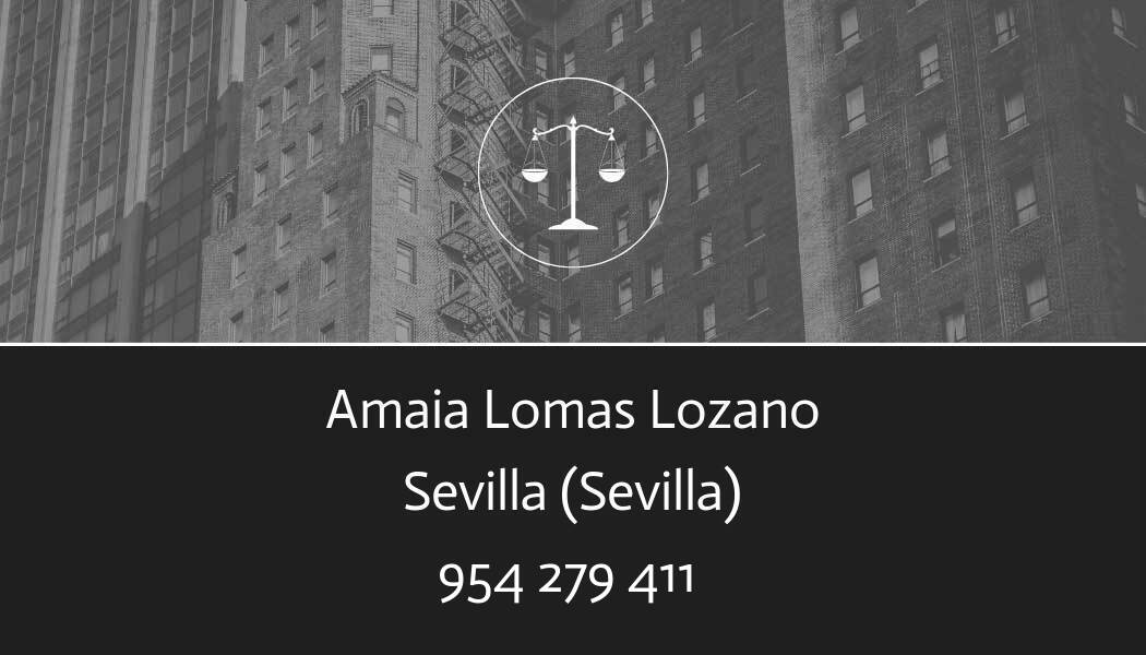 abogado Amaia Lomas Lozano en Sevilla