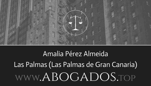 abogado Amalia Pérez Almeida en Las Palmas de Gran Canaria