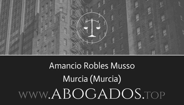 abogado Amancio Robles Musso en Murcia