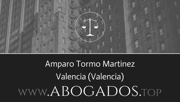 abogado Amparo Tormo Martinez en Valencia