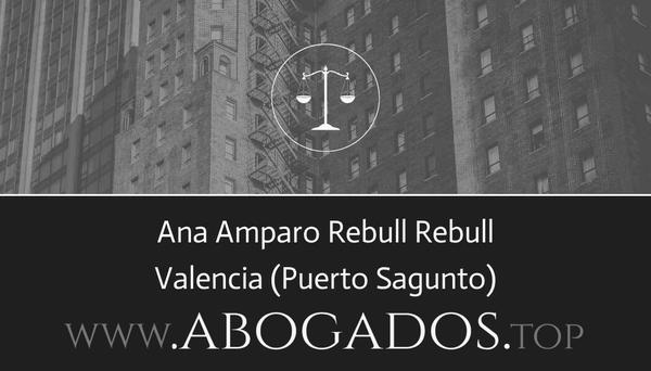 abogado Ana Amparo Rebull Rebull en Puerto Sagunto