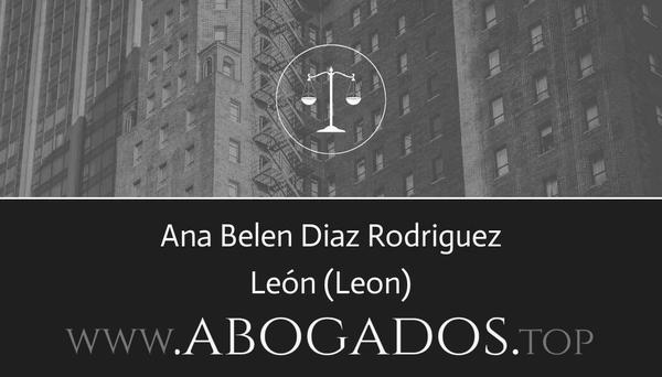 abogado Ana Belen Diaz Rodriguez en Leon