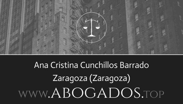 abogado Ana Cristina Cunchillos Barrado en Zaragoza