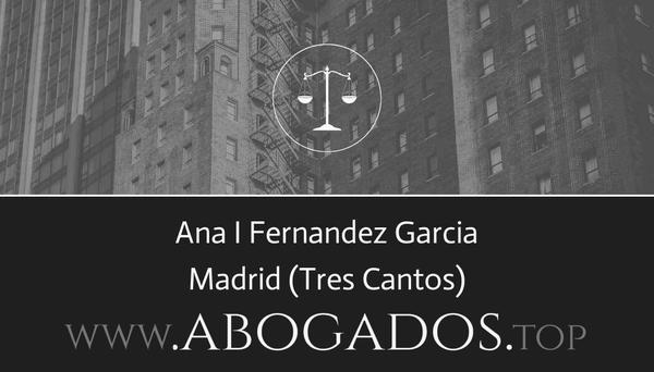 abogado Ana I Fernandez Garcia en Tres Cantos