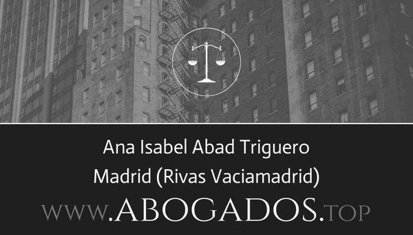 abogado Ana Isabel Abad Triguero en Rivas Vaciamadrid