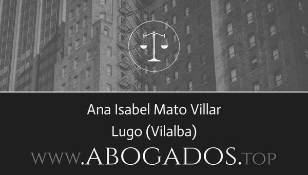 abogado Ana Isabel Mato Villar en Vilalba