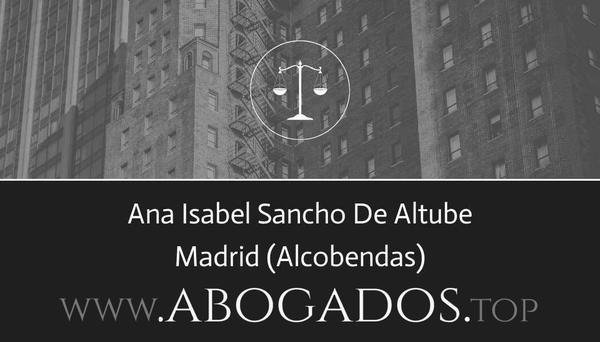 abogado Ana Isabel Sancho De Altube en Alcobendas