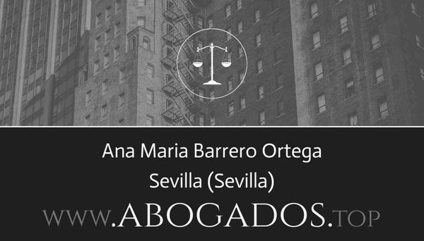 abogado Ana Maria Barrero Ortega en Sevilla