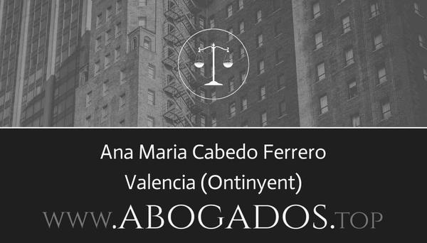 abogado Ana Maria Cabedo Ferrero en Ontinyent