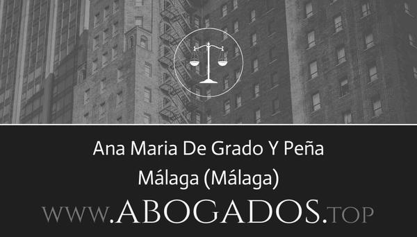 abogado Ana Maria De Grado Y Peña en Málaga