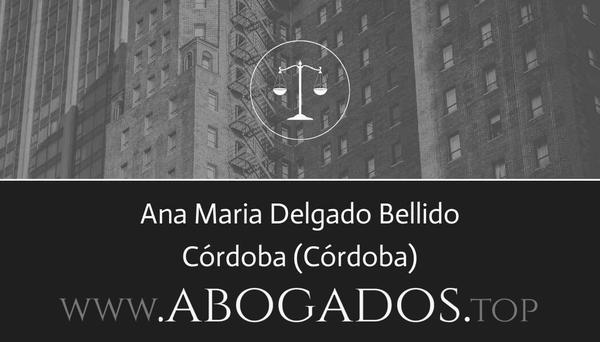 abogado Ana Maria Delgado Bellido en Córdoba