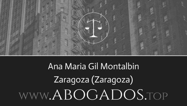 abogado Ana Maria Gil Montalbin en Zaragoza