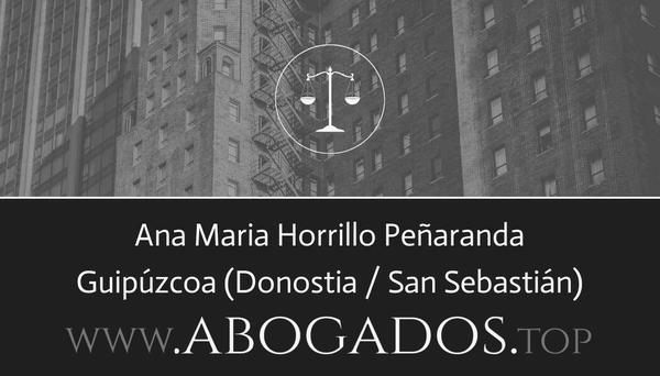 abogado Ana Maria Horrillo Peñaranda en Donostia / San Sebastián