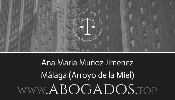 abogado Ana Maria Muñoz Jimenez en Arroyo de la Miel