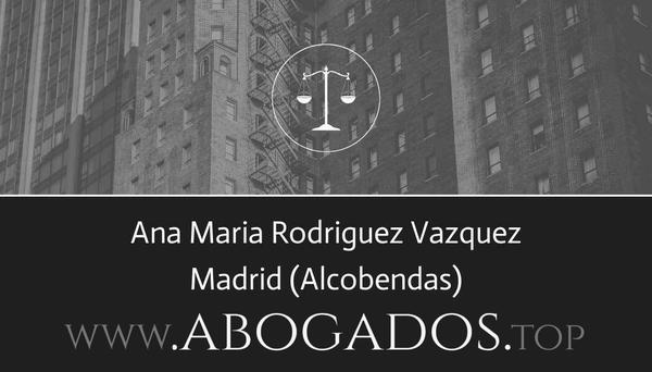 abogado Ana Maria Rodriguez Vazquez en Alcobendas